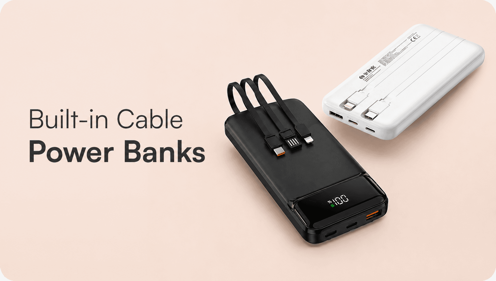Built-in Cable Power Banks