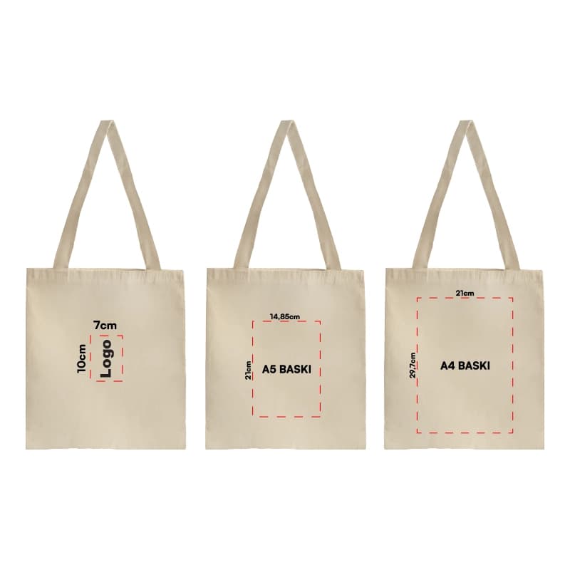 130g Raw Canvas Bag, 80% Cotton, 20% Polyester, 40 Thread Count