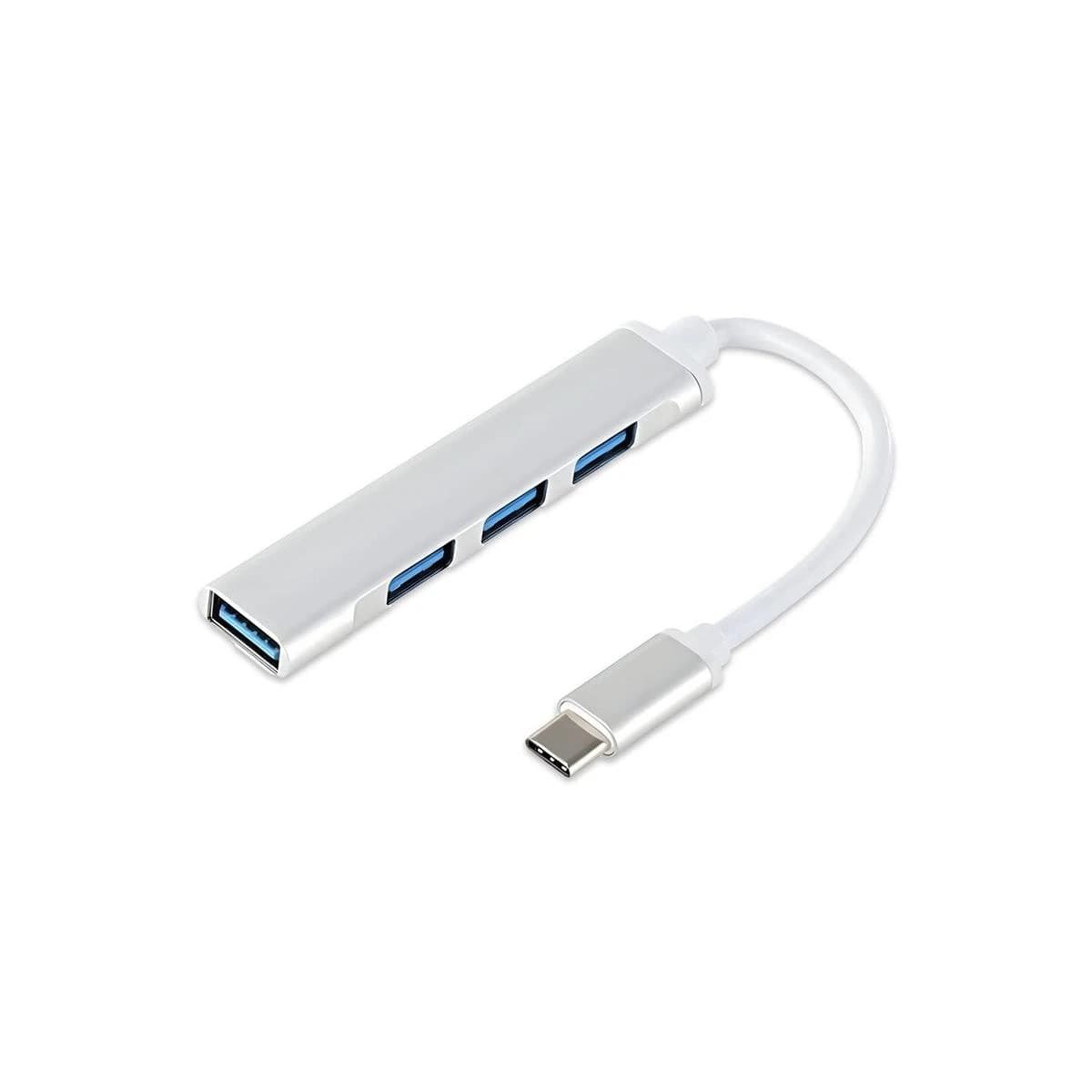 4-Port USB 3.0 Hub with USB-C Connection