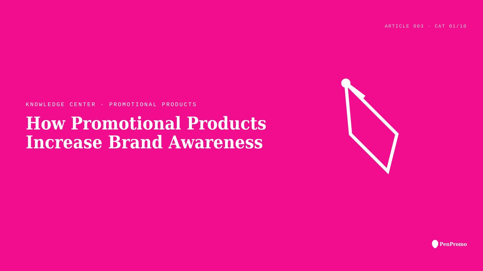 How Promotional Products Increase Brand Awareness