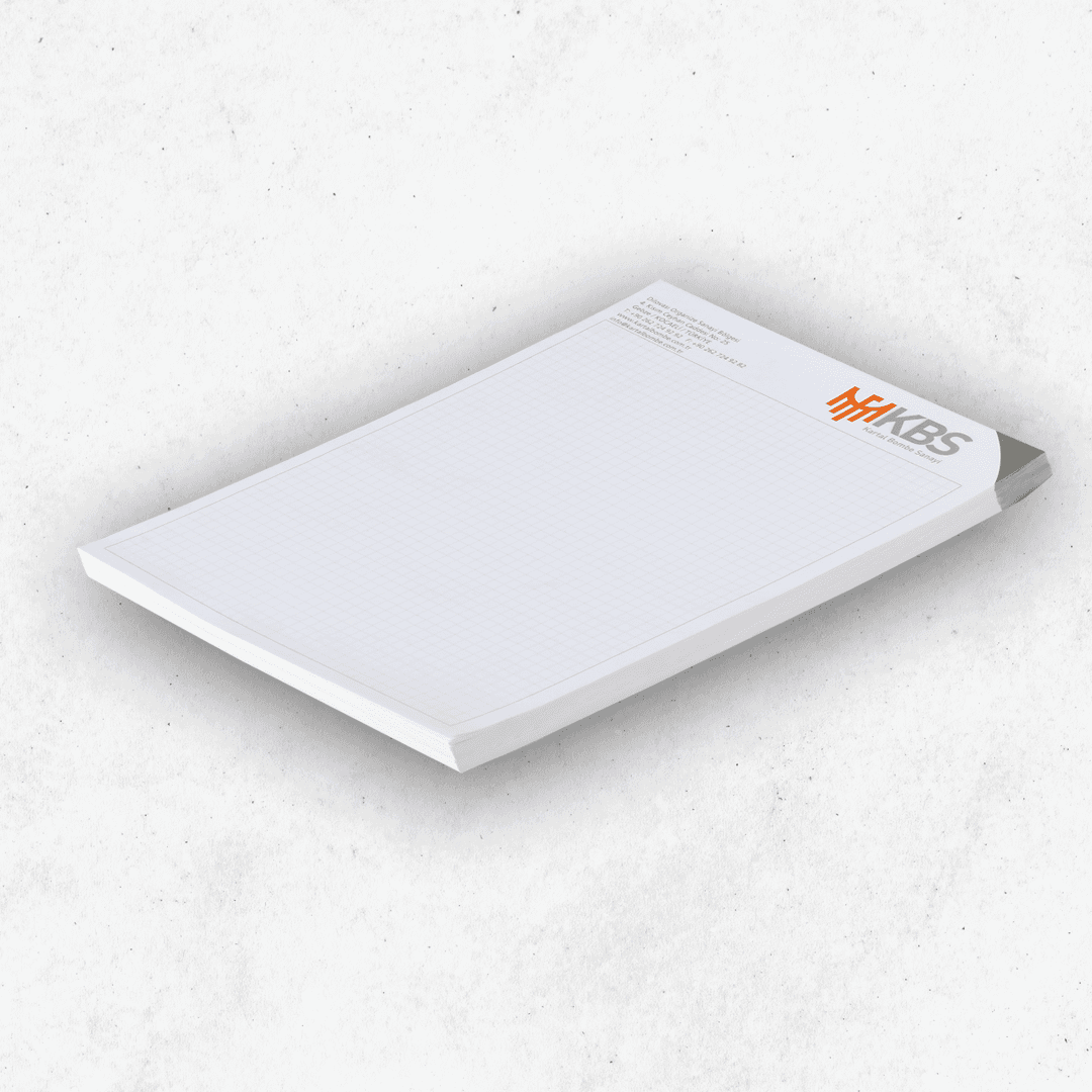 Top-Glued Notebook